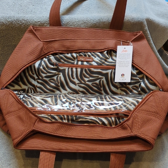 Lug Tempo Matte Luxe VL Large Tote Bag - Copper - NWT - Picture 9 of 16